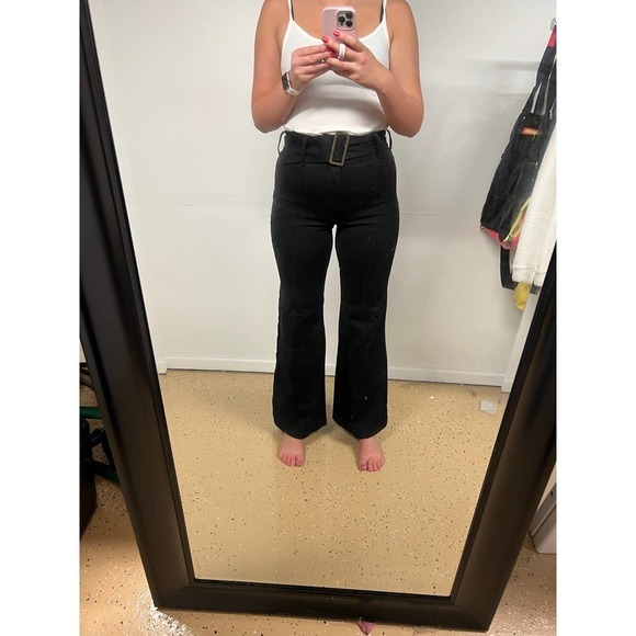 Altar'd State Black Bell Bottom Jeans - Picture 3 of 9